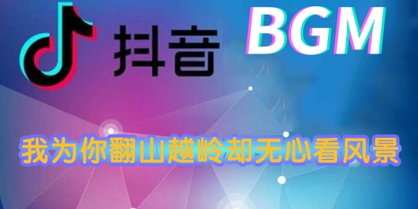 抖音我为你翻山越岭却无心看风景什么歌