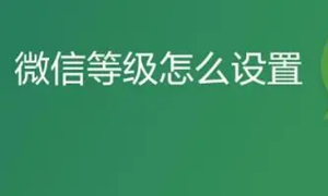 微信等级查看方法