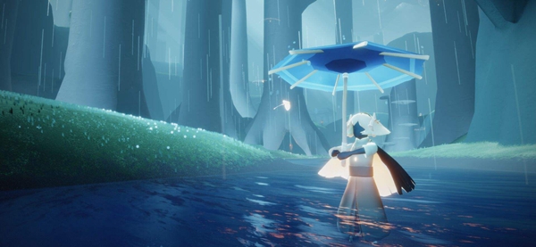 光遇雨伞先祖怎么拿