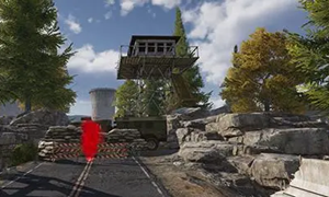 暗区突围农场断桥上的车上去教程